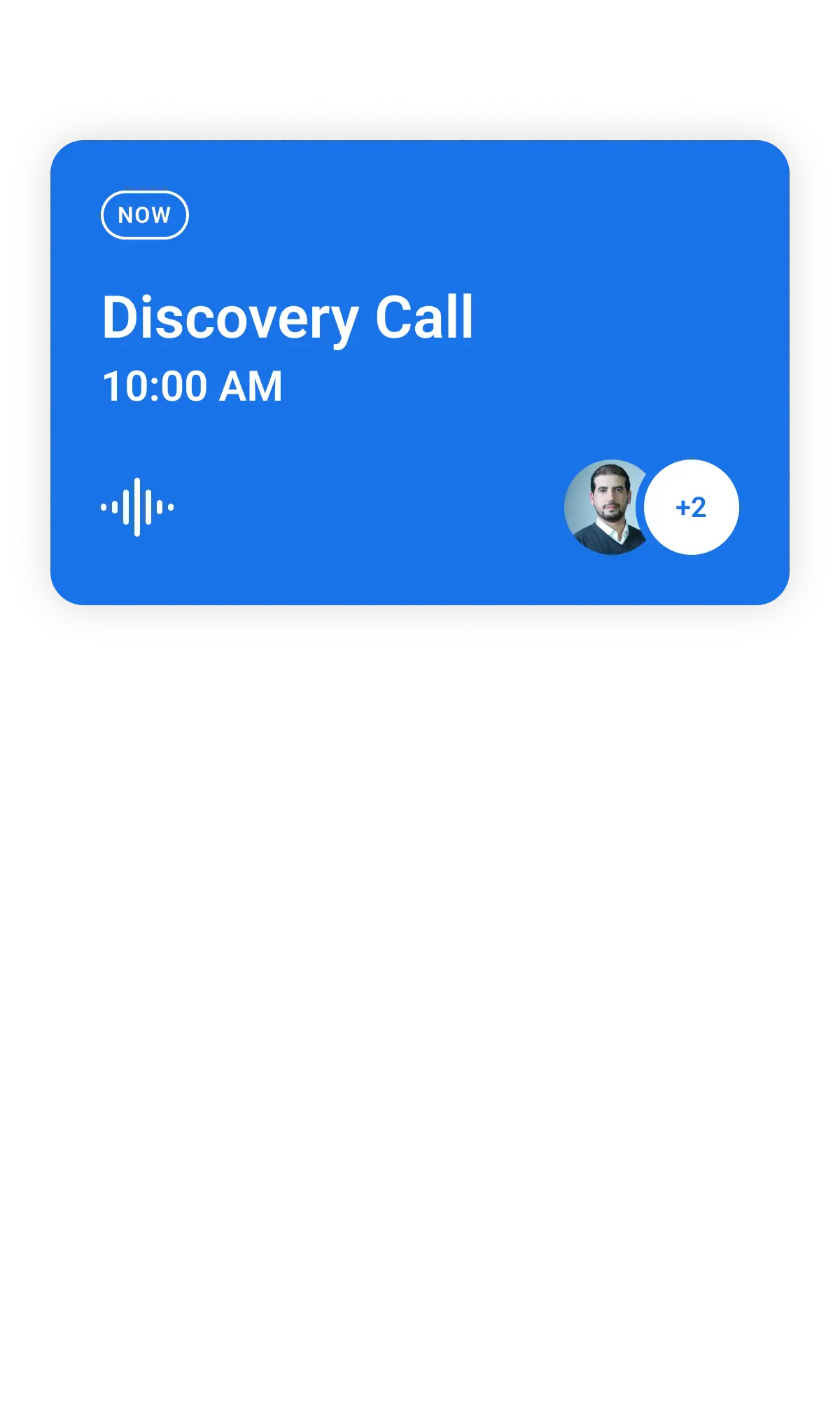 Step one: a call to understand your needs.